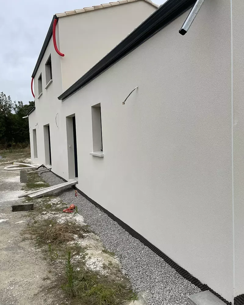 Réalisation d'une construction neuve par Art Maçonnerie, maçon à Saint-Michel-Chef-Chef